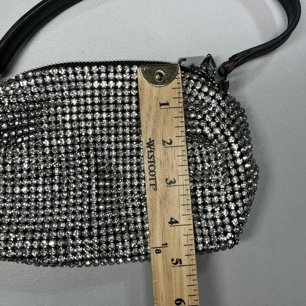 All Over Rhinestone Sparkle Mini Evening Formal Bag Purse Crystal Hoco Bling